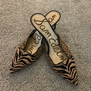 Sam Edelman Odelia Tiger Mule/Slide Pumps